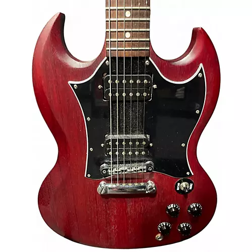 Used 2016 Gibson sg cherry solid body  matte cherry Solid Body Electric Guitar matte cherry - musicians--Friend