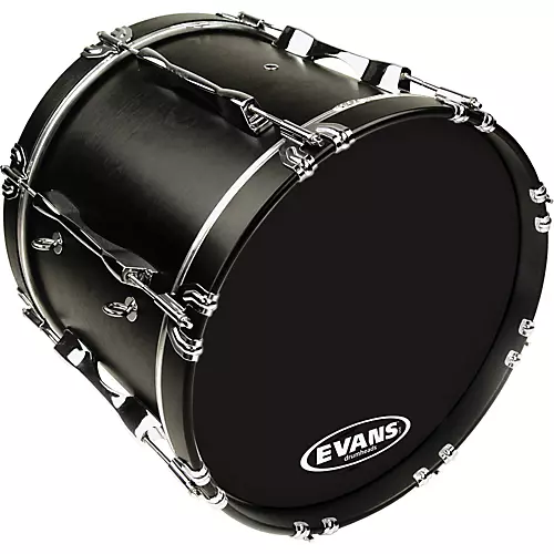 EVANS MX1 Marching Bass Drum Head Black 30 in. - musicians--Friend