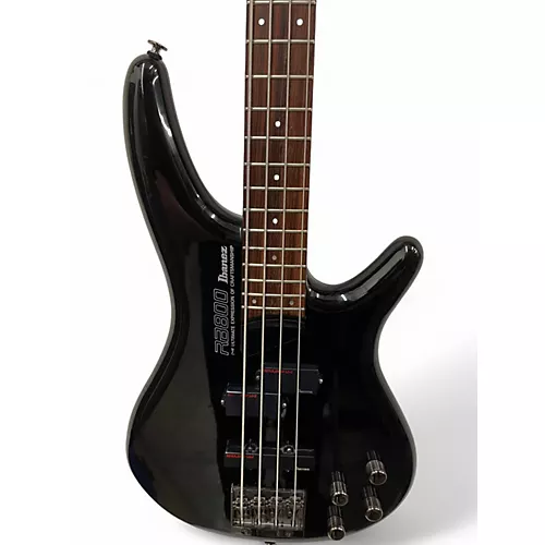 Used Ibanez RB800 Roadstar Black Electric Bass Guitar Black - musicians--Friend