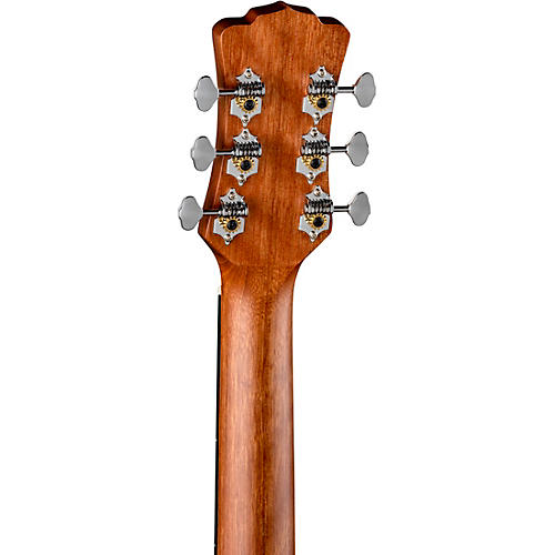 Luna High Tide Koa Left-Handed Grand Concert Acoustic/Electric Guitar Satin Natural - musicians--Friend
