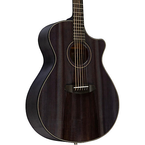 Breedlove Oregon Concerto Myrtlewood Cutaway Acoustic-Electric Guitar Stormy Night - musicians--Friend
