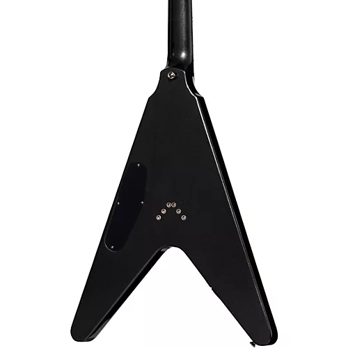 Epiphone Dave Mustaine Flying V Custom Electric Guitar Black Metallic - musicians--Friend