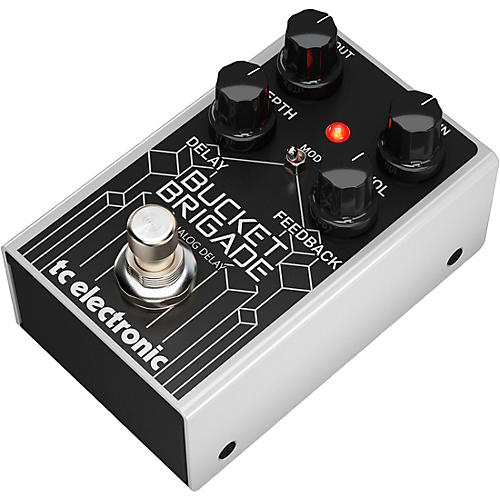TC Electronic Bucket Brigade Analog Delay Effects Pedal Black and Silver - musicians--Friend
