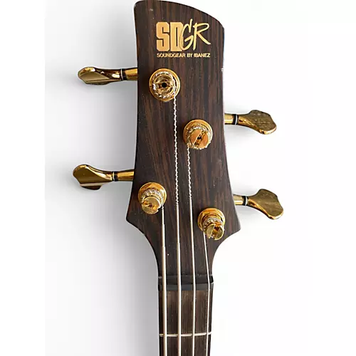 Used Ibanez Prestige SR500 Natural Electric Bass Guitar Natural - musicians--Friend