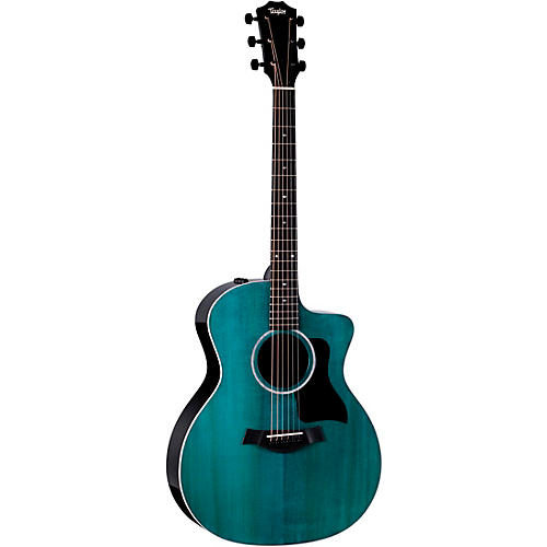 Taylor 214ce Special-Edition Grand Auditorium Acoustic-Electric Guitar Trans Grey - musicians--Friend