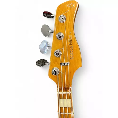 Used Sire Marcus Miller V8 WHITE Electric Bass Guitar WHITE - musicians--Friend