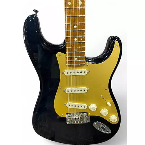 Used Fender CUSTOM SHOP 1956 STRATOCASTER EBONY TRANSPARENT Solid Body Electric Guitar EBONY TRANSPARENT - musicians--Friend