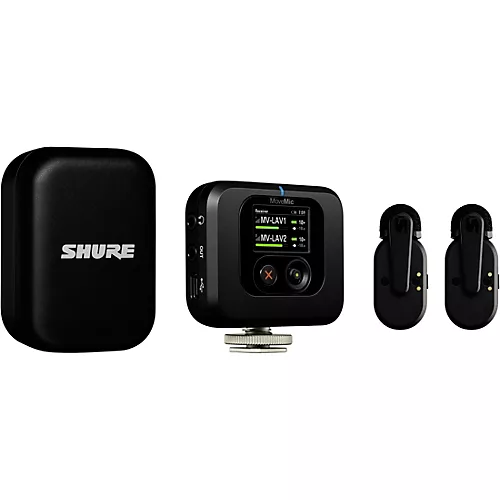 Shure MoveMic Kit Two-Channel Wireless Lavalier Microphone System With MoveMic Receiver - musicians--Friend