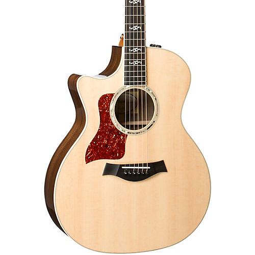 Taylor 414ce V-Class Special Edition Grand Auditorium Left-Handed Acoustic-Electric Guitar Natural - musicians--Friend
