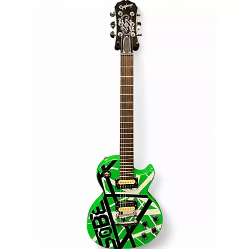 Used Epiphone SOBE LES PAUL SPECIAL II GREEN Solid Body Electric Guitar GREEN - musicians--Friend