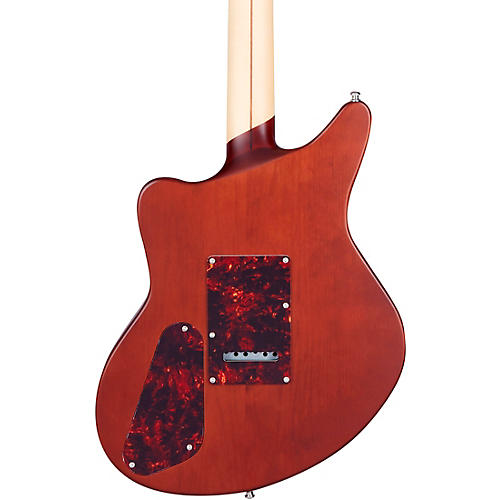 D'Angelico Deluxe Series Bedford SH Electric Guitar with USA Seymour Duncan Pickups and Wilkinson Tremolo Matte Walnut - musicians--Friend