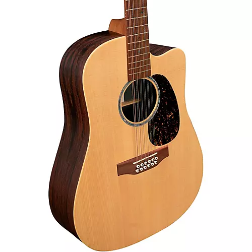 Martin X Series Brazilian HPL 12-String Dreadnought Acoustic-Electric Guitar Natural - musicians--Friend