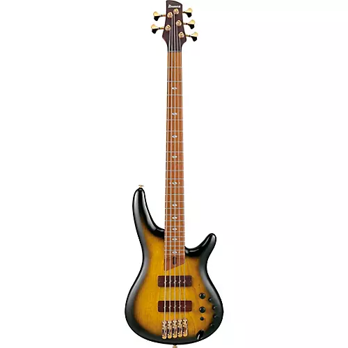 Ibanez Prestige SR4505 5-String Electric Bass Guitar Desert Sunset Burst - musicians--Friend
