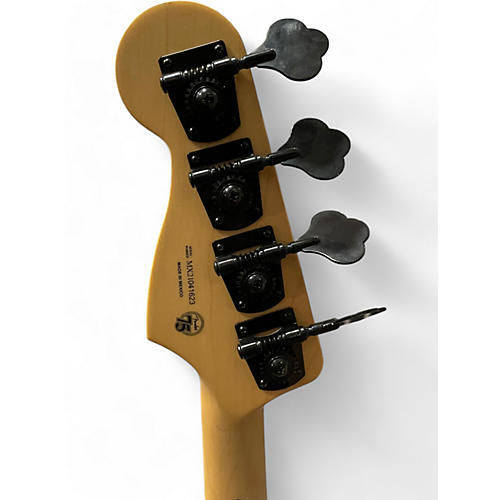 Used Fender FSR Blackout Jaguar Black Electric Bass Guitar Black - musicians--Friend