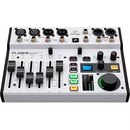 Behringer FLOW 8 8-Channel Bluetooth Controlled Digital Mixer - musicians--Friend