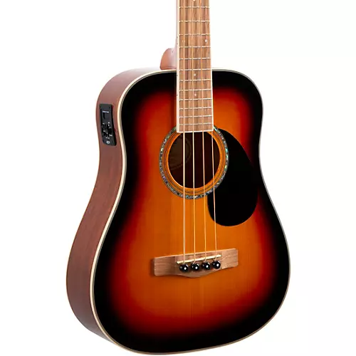 Mitchell EZB Super Short-Scale Acoustic-Electric Bass Guitar Natural - musicians--Friend