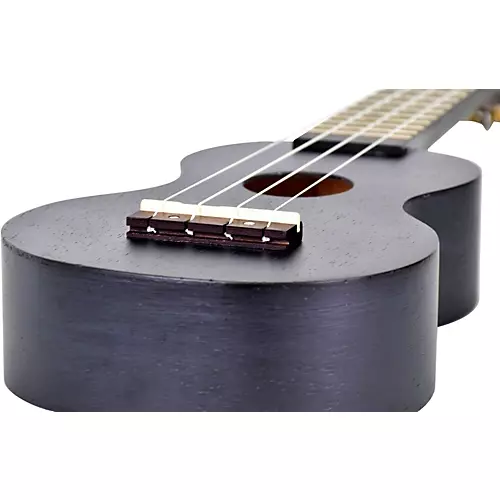 Mahalo Kahiko Plus Series Soprano Ukulele Black - musicians--Friend