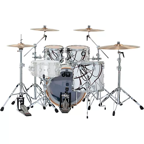 DW SSC Collectors Series 4-Piece Satin Oil Shell Pack With 22