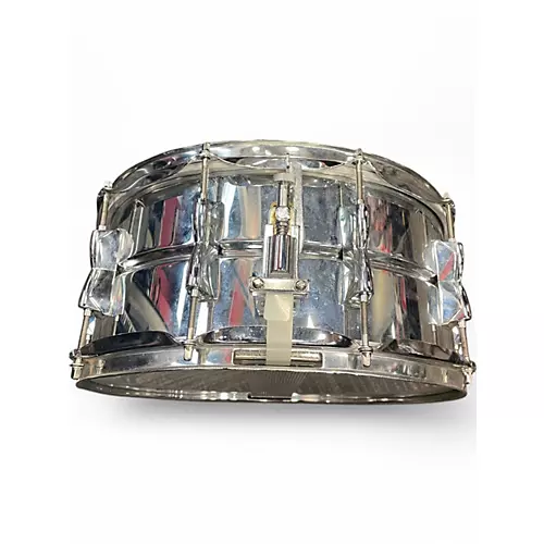 Used Yamaha 14.25in SD266A Chrome Drum Chrome 34 - musicians--Friend