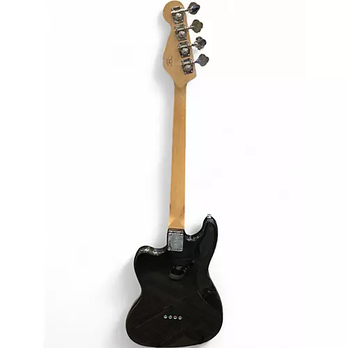 Used 2024 Squier PARANORMAL RASCAL Metallic Black Electric Bass Guitar Metallic Black - musicians--Friend