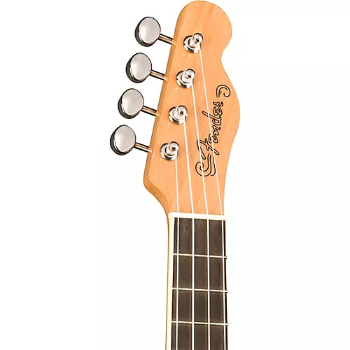 Fender Fullerton Telecaster Acoustic-Electric Ukulele Black - musicians--Friend