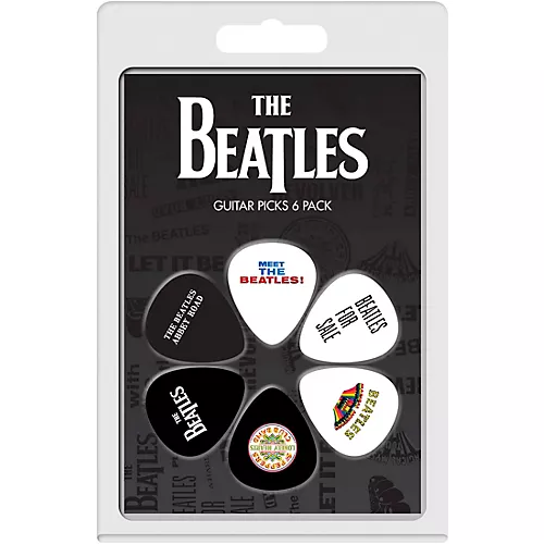 Perri's The Beatles - 6-Pack Guitar Picks Various Albums 3 - musicians--Friend