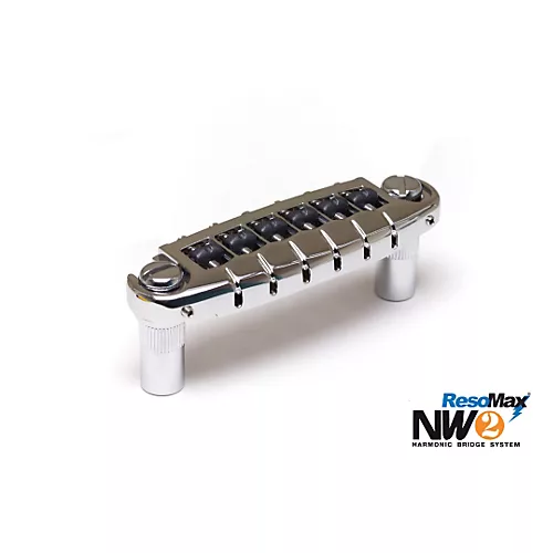 Graph Tech ResoMax NW2 Wraparound Bridge with String Saver Saddles Chrome - musicians--Friend