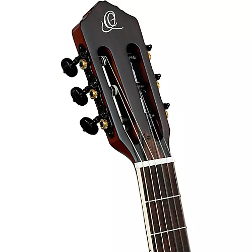 Ortega RTPSTD Nylon-String Acoustic-Electric Guitar Satin Black - musicians--Friend