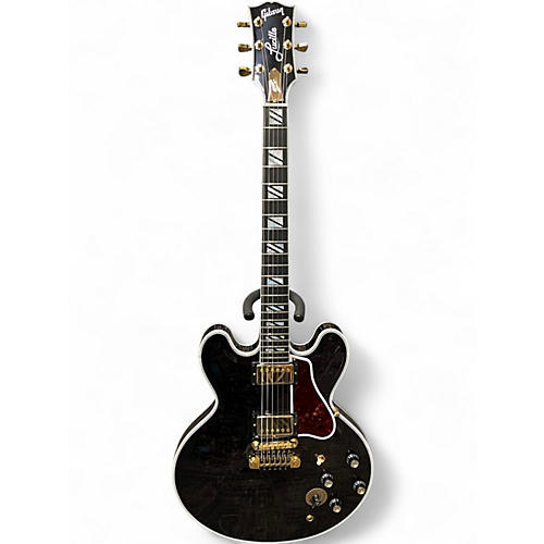Used Gibson CUSTOM BB KING LUCILLE LEGACY TRANSPARENT EBONY Hollow Body Electric Guitar TRANSPARENT EBONY - musicians--Friend
