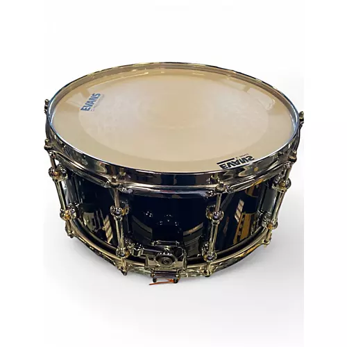 Used Pearl 6.5X14 Reference Pure Snare Black Drum Black 15 - musicians--Friend