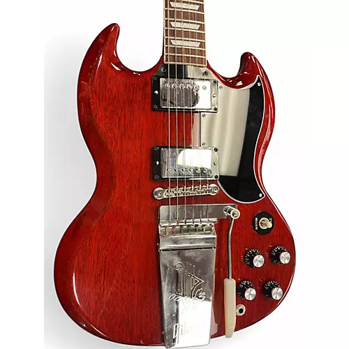 Used Gibson 1961 SG REISSUE MAESTRO CHERRY Solid Body Electric Guitar CHERRY - musicians--Friend