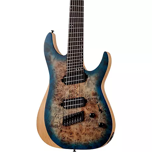 Schecter Guitar Research Reaper-7 MS 7-String Multi-scale Electric Guitar Infernoburst - musicians--Friend