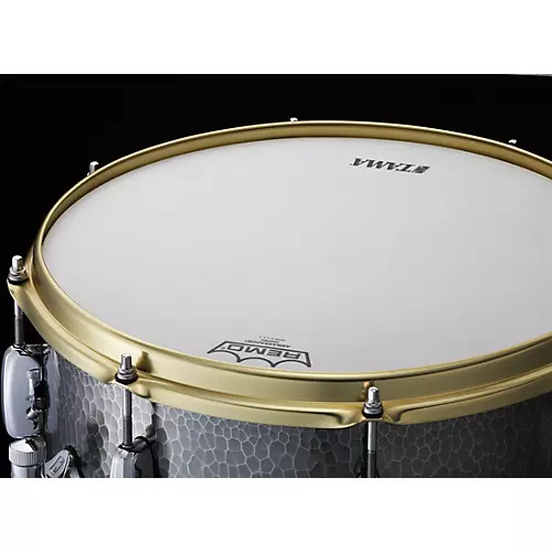 TAMA STAR Reserve Hand Hammered Aluminum Snare Drum 14 x 6.5 in. - musicians--Friend
