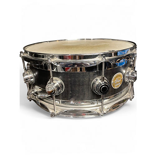 Used DW 6X14 Edge Series Snare Ebony Drum Ebony 13 - musicians--Friend