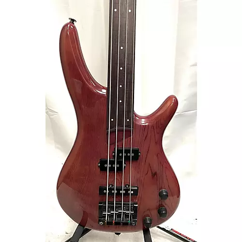 Used 1990s Ibanez SR600 Trans Brown Electric Bass Guitar Trans Brown - musicians--Friend