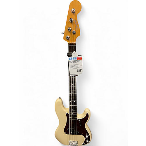 Used Fender Vintera II '60s Precision Olympic White Electric Bass Guitar Olympic White - musicians--Friend