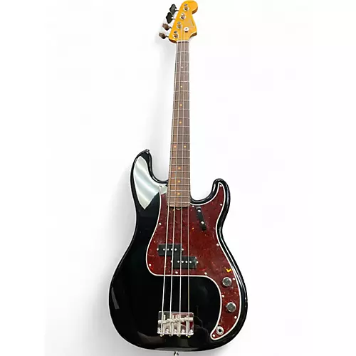Used Fender 1960 American Vintage II Precision Bass Black Electric Bass Guitar Black - musicians--Friend