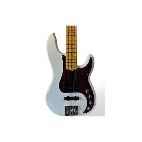 Used Fender American Ultra Precision Bass Platinum Electric Bass Guitar Platinum - musicians--Friend