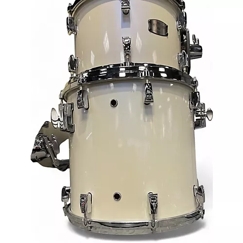 Used Yamaha 5 Piece Absolute Hybrid Maple Alpine White Drum Kit Alpine White - musicians--Friend