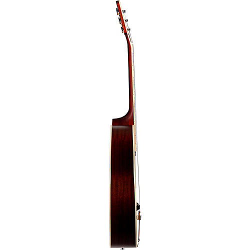 Orangewood Juniper Rubber Bridge Parlor Acoustic-Electric Guitar Black - musicians--Friend