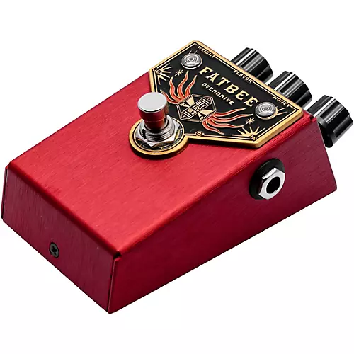 Beetronics FX Fatbee Overdrive Effects Pedal Red - musicians--Friend