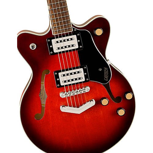 Gretsch Guitars G2655 Streamliner Center Block Jr. Double Cutaway With V-Stoptail Electric Guitar Claret Burst - musicians--Friend