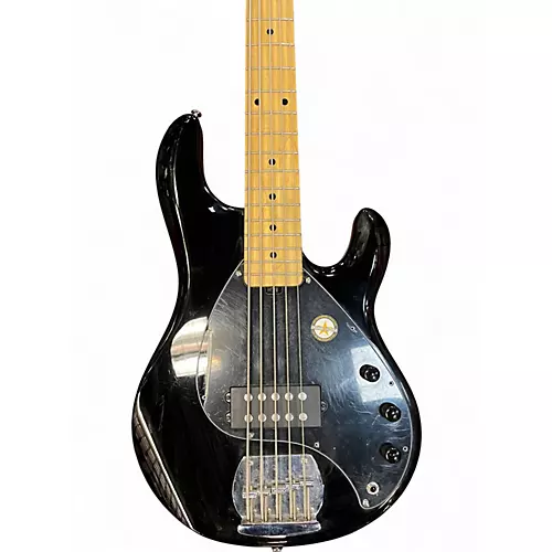 Used Sterling by Music Man sub stingray 5 Black Electric Bass Guitar Black - musicians--Friend