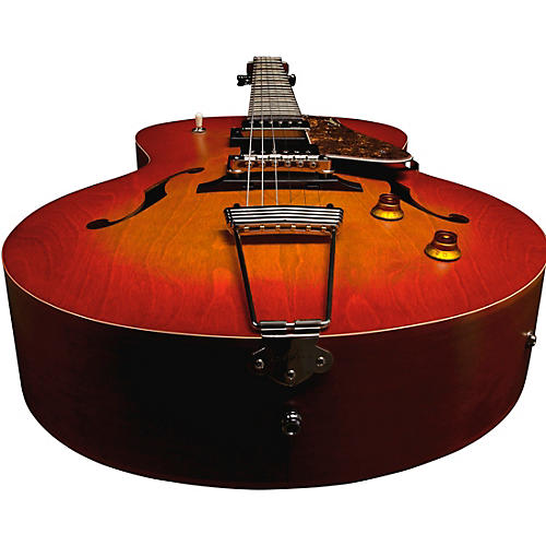 Godin 5th Avenue Jumbo HB Hollowbody Electric Guitar Memphis Sun - musicians--Friend