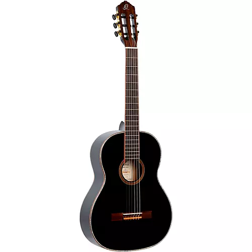 Ortega Family Series R221BK-L Classical Guitar Black - musicians--Friend