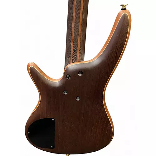 Used Ibanez SR5000 Natural Electric Bass Guitar Natural - musicians--Friend