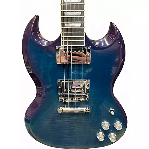 Used Gibson SG Standard HP Blueberry Fade Solid Body Electric Guitar Blueberry Fade - musicians--Friend