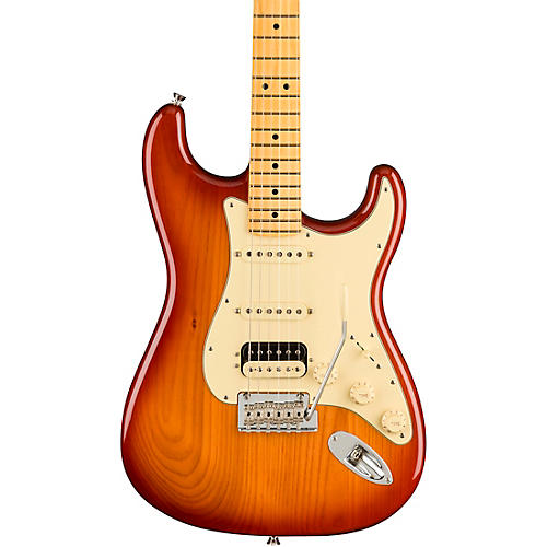 Fender American Professional II Roasted Pine Stratocaster HSS Electric Guitar Sienna Sunburst - musicians--Friend