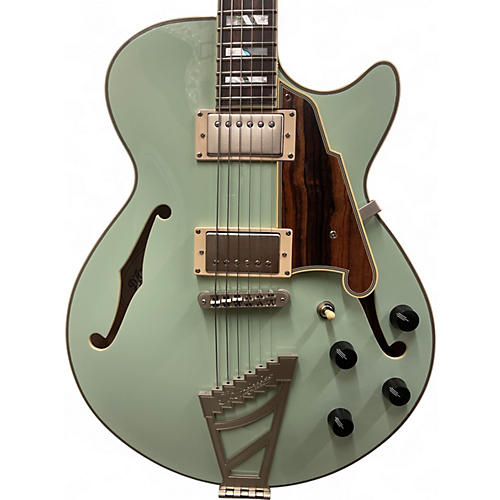 Used D'Angelico DELUXE SS LTD ED Sage Hollow Body Electric Guitar Sage - musicians--Friend