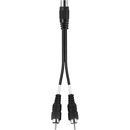 Livewire Essential Y-Adapter RCA Female to RCA Male Black 6 in. - musicians--Friend